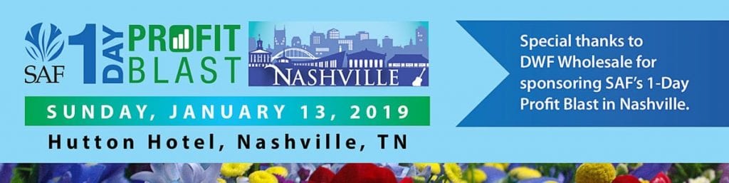 Sponsored by DWF Wholesale, the SAF 1-Day Profit Blast in Nashville is $139 for members and $189 for non-members, and $99 for each additional registrant from the same company. Register now atsafnow.tempurl.host/1-day-profit-blast.