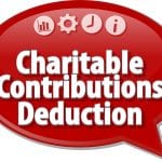charitable contributions bubble