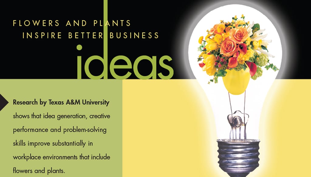 idead post card cover with a lightbulb