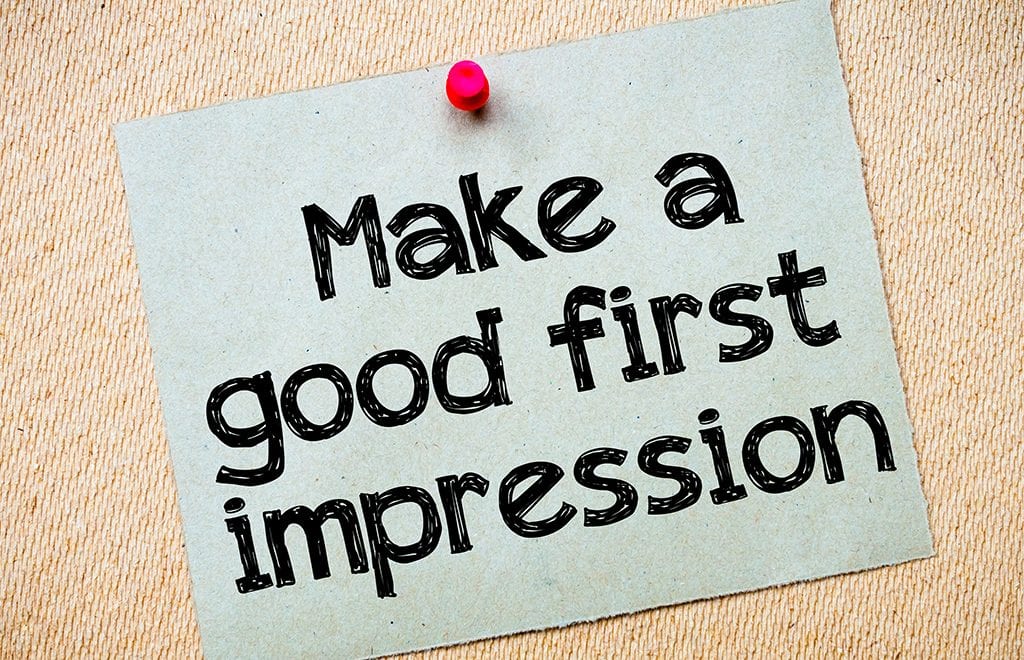 first impression posted note