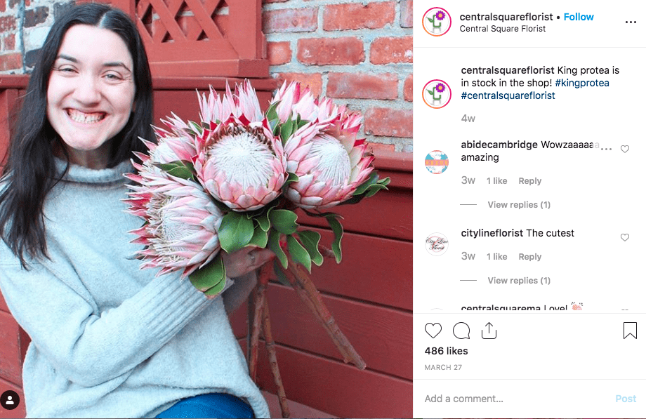 Jackie Levine, the manager at Central Square Florist in Cambridge, Massachusetts, and a fourth-generation, millennial industry member, recently shared Instagram tips with SAF members. Her mantra on the site: Be real, be interesting and be current.
