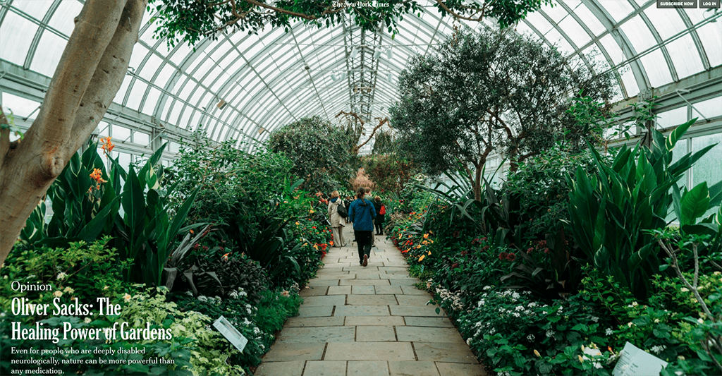 New York Times Op-Ed Calls Gardens ‘Essential to the Creative Process’