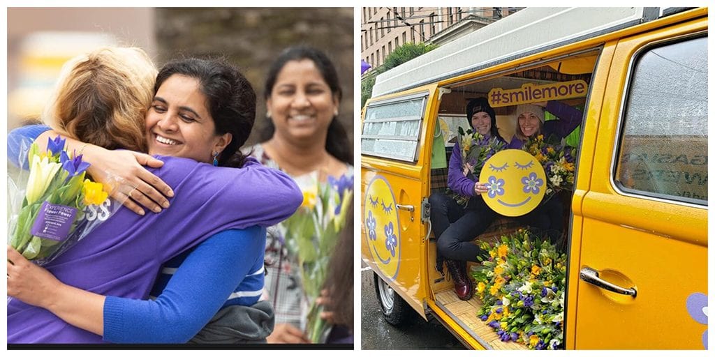 Flowers are nature’s stress reliever and on April 2 we delivered a breath of fresh air all over San Francisco! ?#Stressless #StressAwarenessMonth #flowerpower
