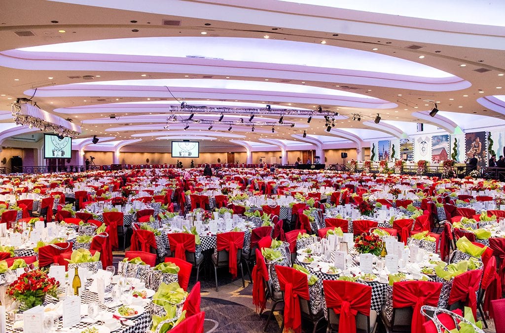 Dozens of Volunteers Create Indy-Themed First Lady’s Luncheon
