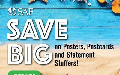 Save 75 percent on SAF Posters, Postcards and Stuffers