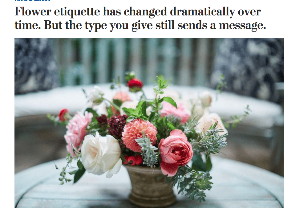 Washington Post Story Explores Flower Meanings