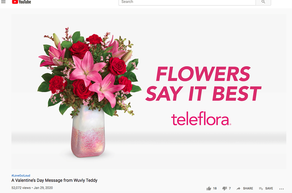 Teleflora Unveils New Valentine’s Day Campaign