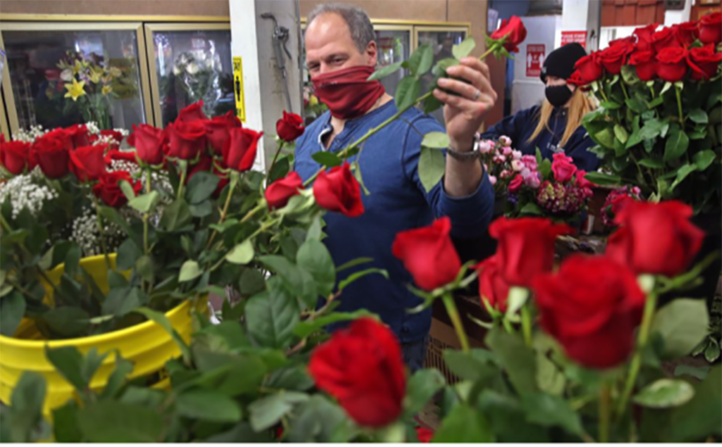 Valentine’s Coverage Emphasizes Flowers’ Emotional Power