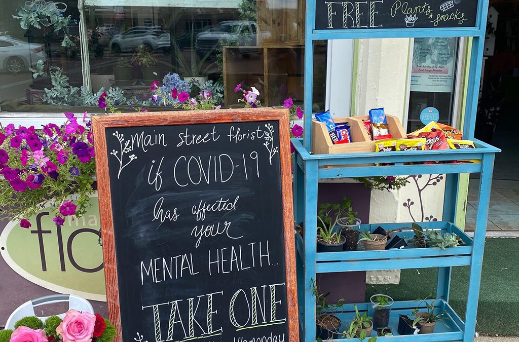 Florist Celebrates ‘Mental Health Monday’ with Flower, Snack Giveaway