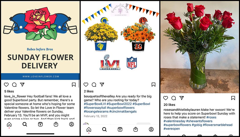 Florists Leverage the Super Bowl for Valentine’s Promos