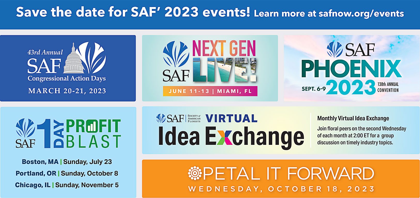 SAF - Save the date 2023